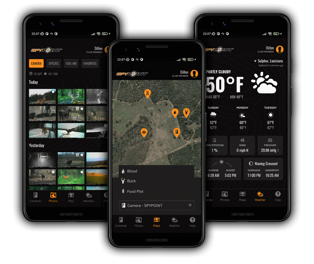 Spy Point Mobile App